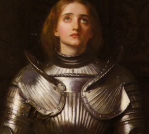 Detail from 'Joan of Arc' by John Everett Millais